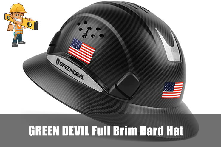 Review of the GREEN DEVIL Full Brim Hard Hat